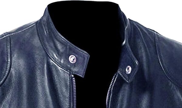 Men  Motorcyle Leather Jacket Zip-Up Windbreaker Leather Jackets Lightweight PU Biker Vintage Coat