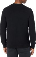 Oversized Crewneck Sweater for Men, Textured, Cotton