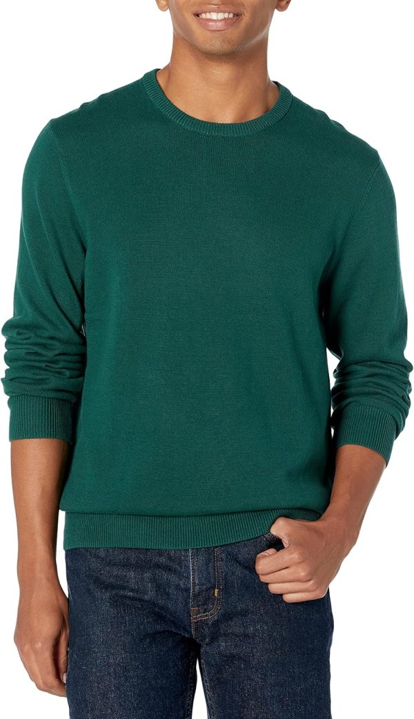 Men Crewneck Sweater, 100% Cotton, Big & Tall Options Available